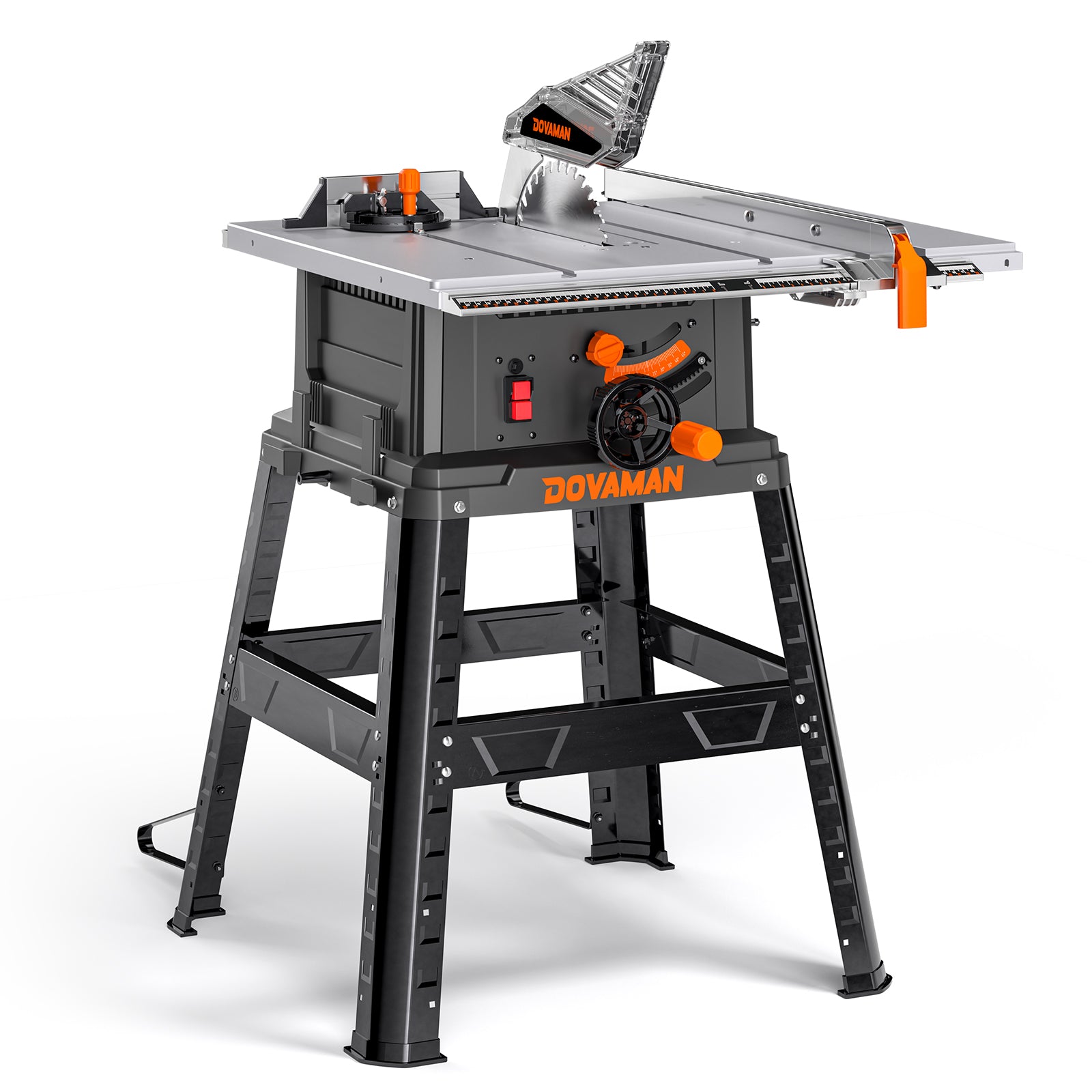 DOVAMAN DTS10A 10-inch 15A Table Saw with Stand