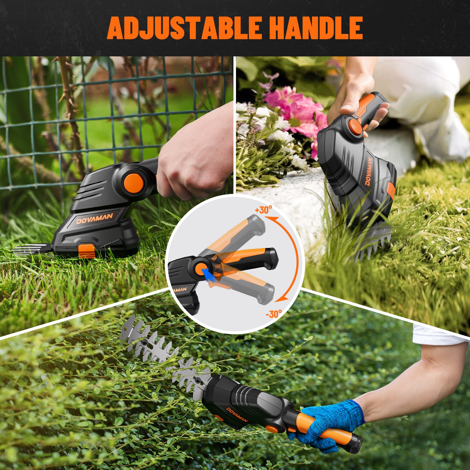 DOVAMAN GS03C 7.2V Cordless Grass Shear