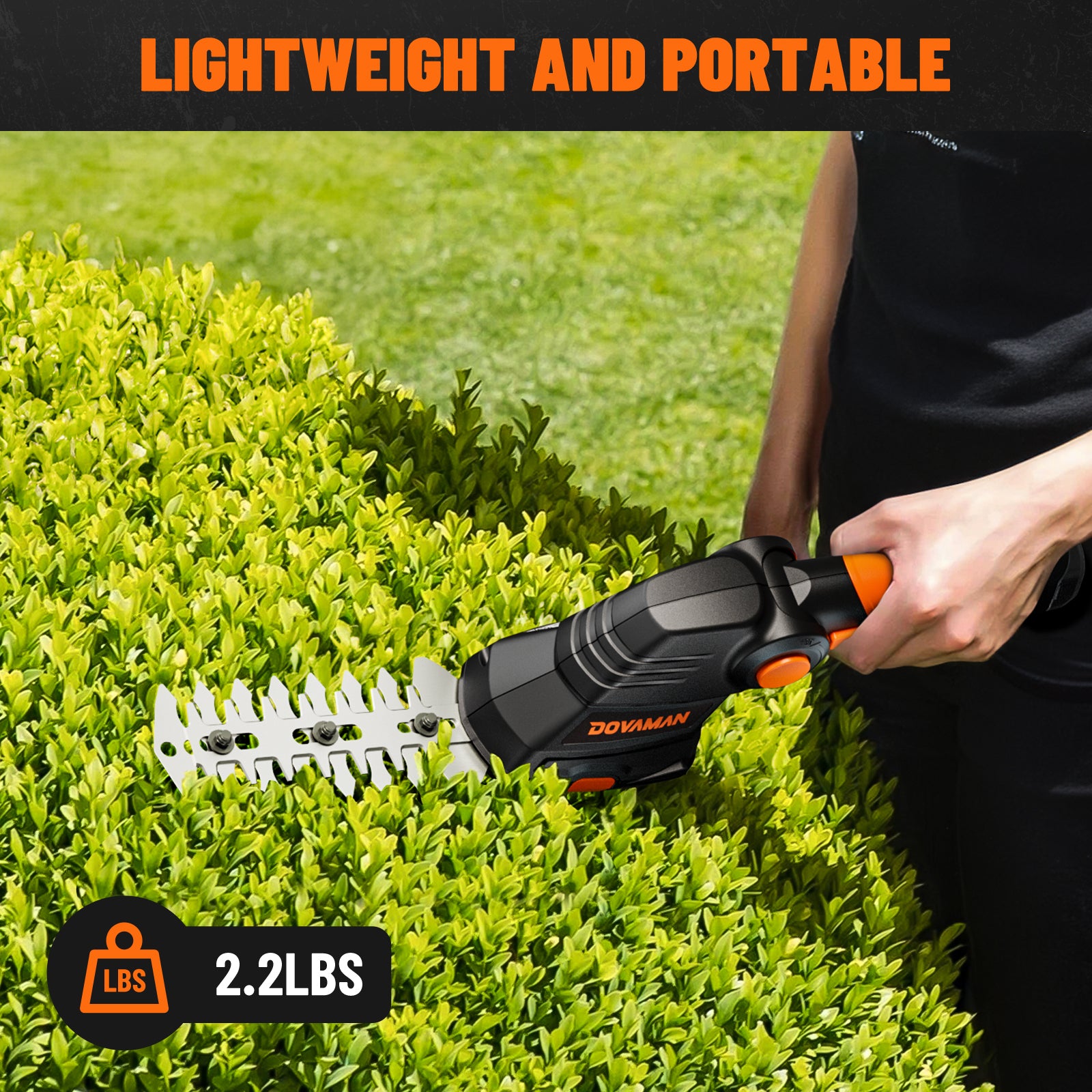 DOVAMAN GS01A 2 in 1 Cordless Grass Shear