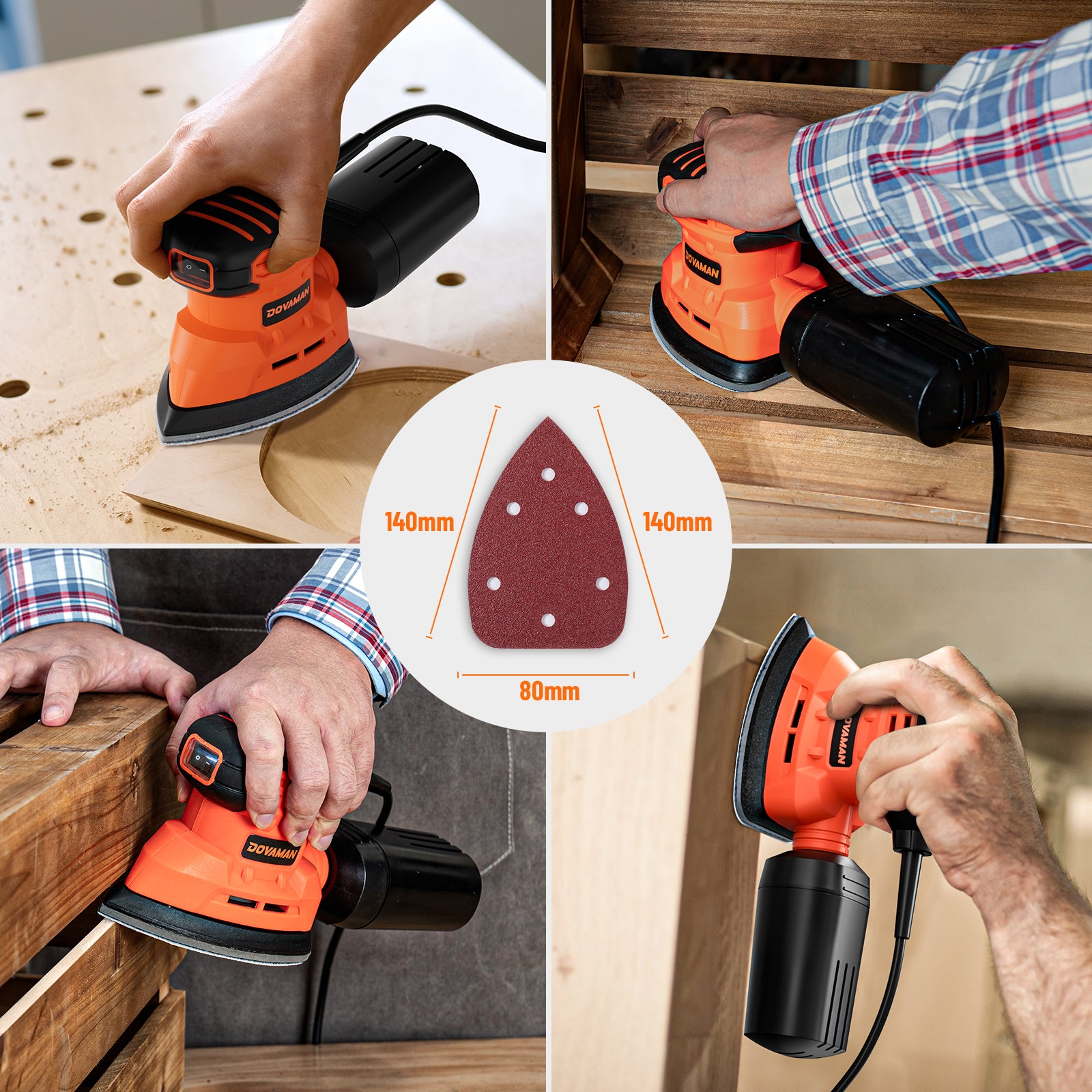 DOVAMAN DLS03A Detail Sander