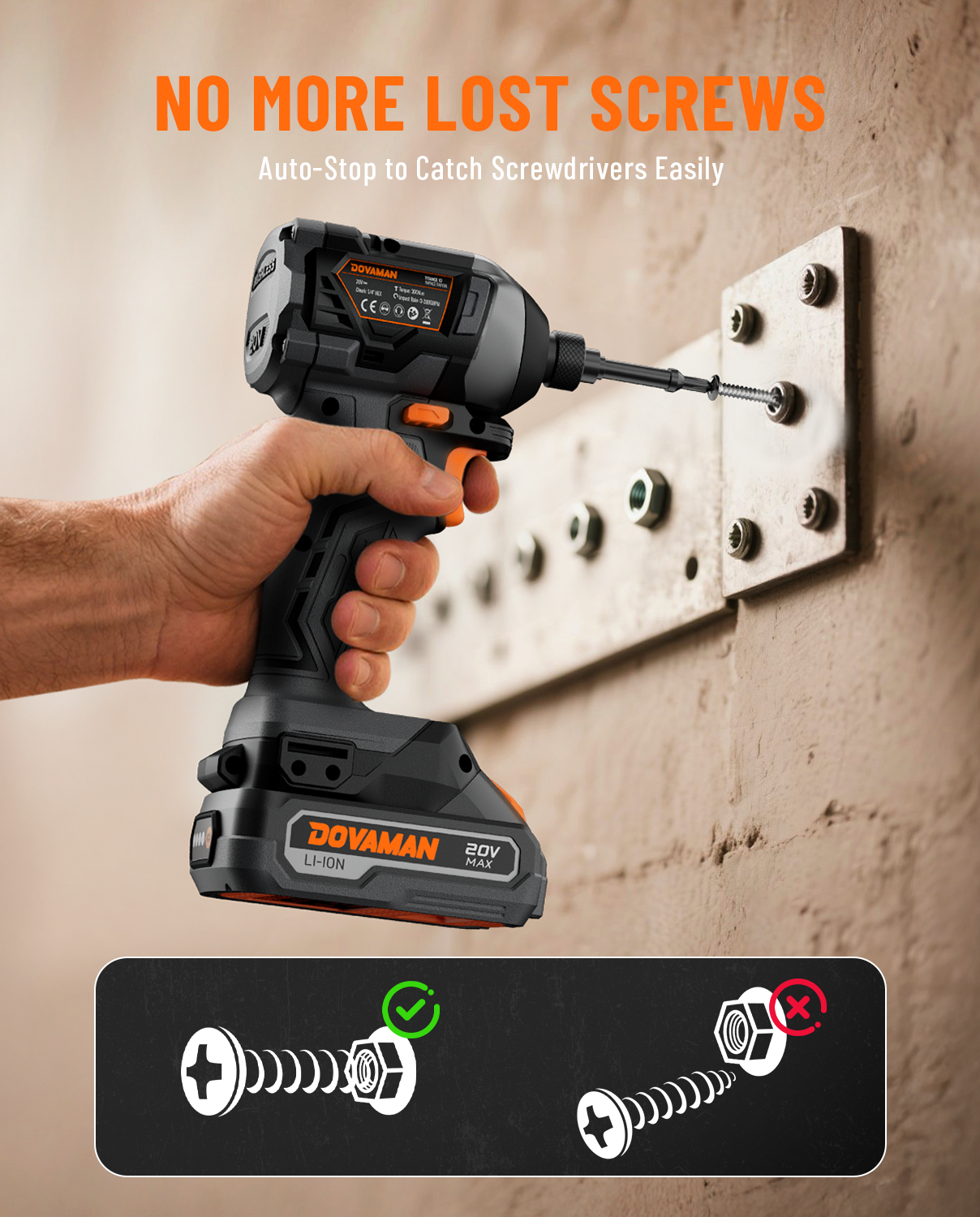 DOVAMAN TITANCE X7 Advanced Cordless Impact Driver