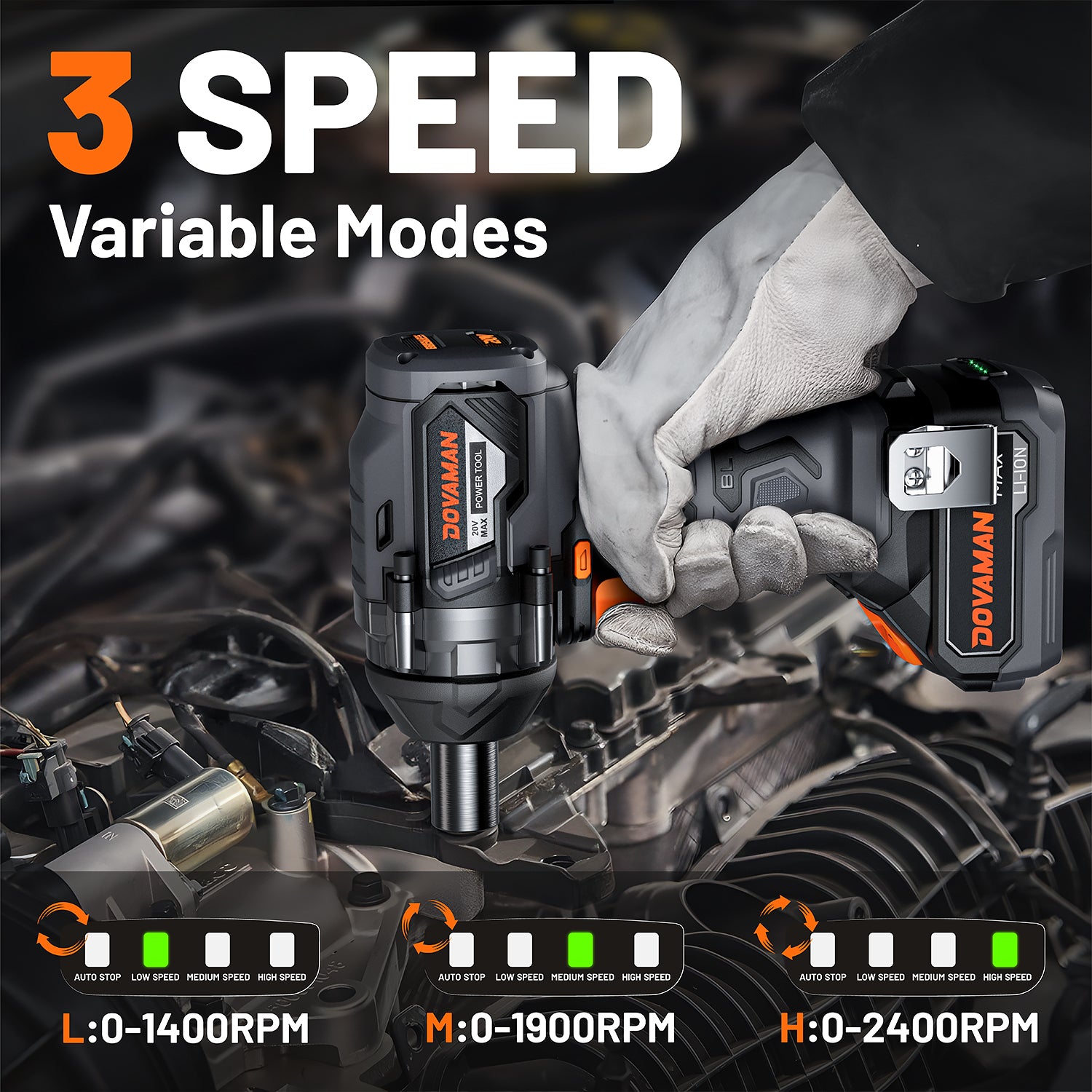DOVAMAN TITANCE X8 Advanced Cordless Impact Wrench
