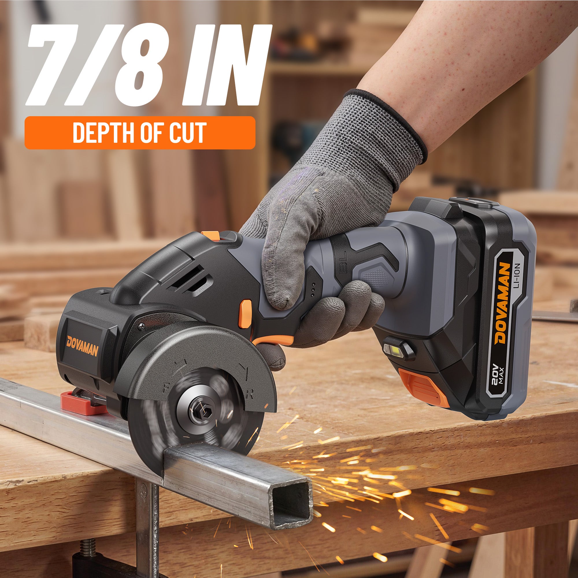 DOVAMAN DCS20A Brushless Cut-Off Tool