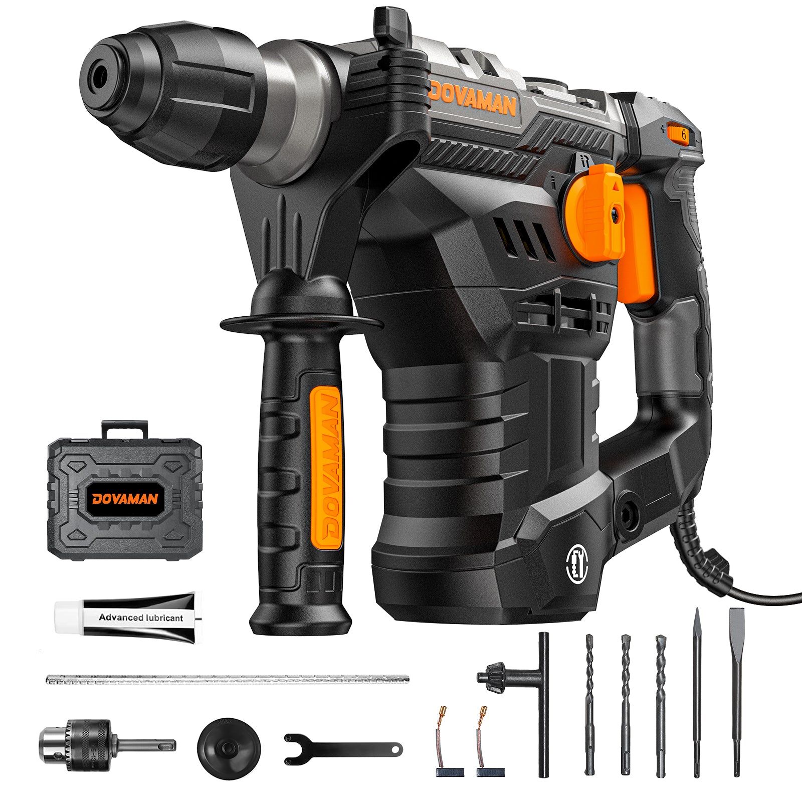 DOVAMAN RH15A 1-9/16'' SDS-Plus Rotary Hammer Drill