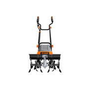 Gardening tiller with 'Dovaman' branding on a white background