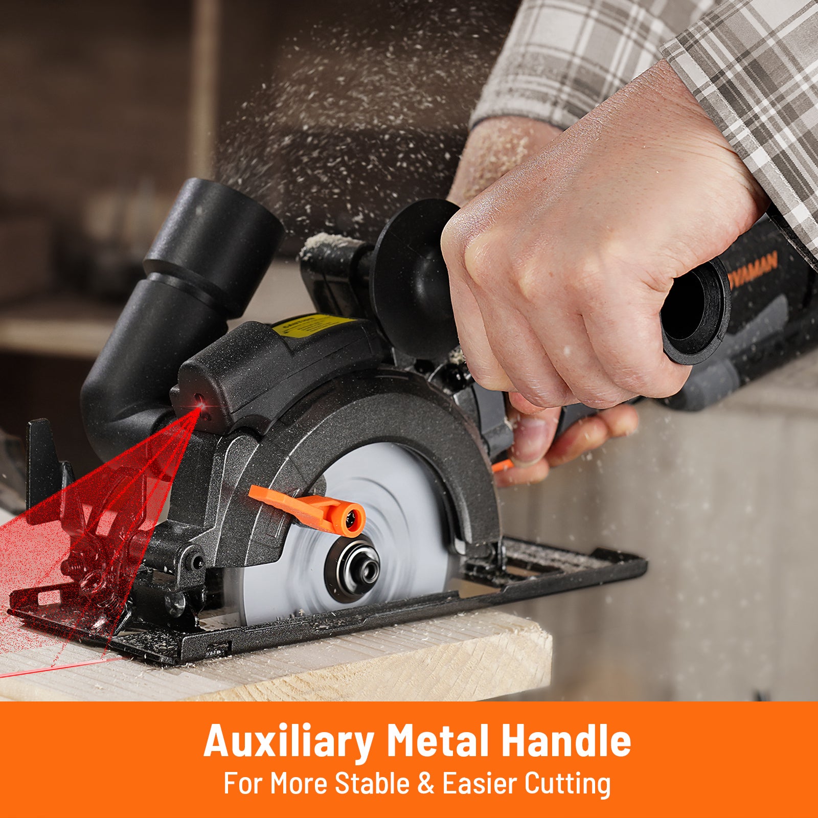 DOVAMAN MCS01A auxiliary metal handle for more stable and easier one-handed cutting