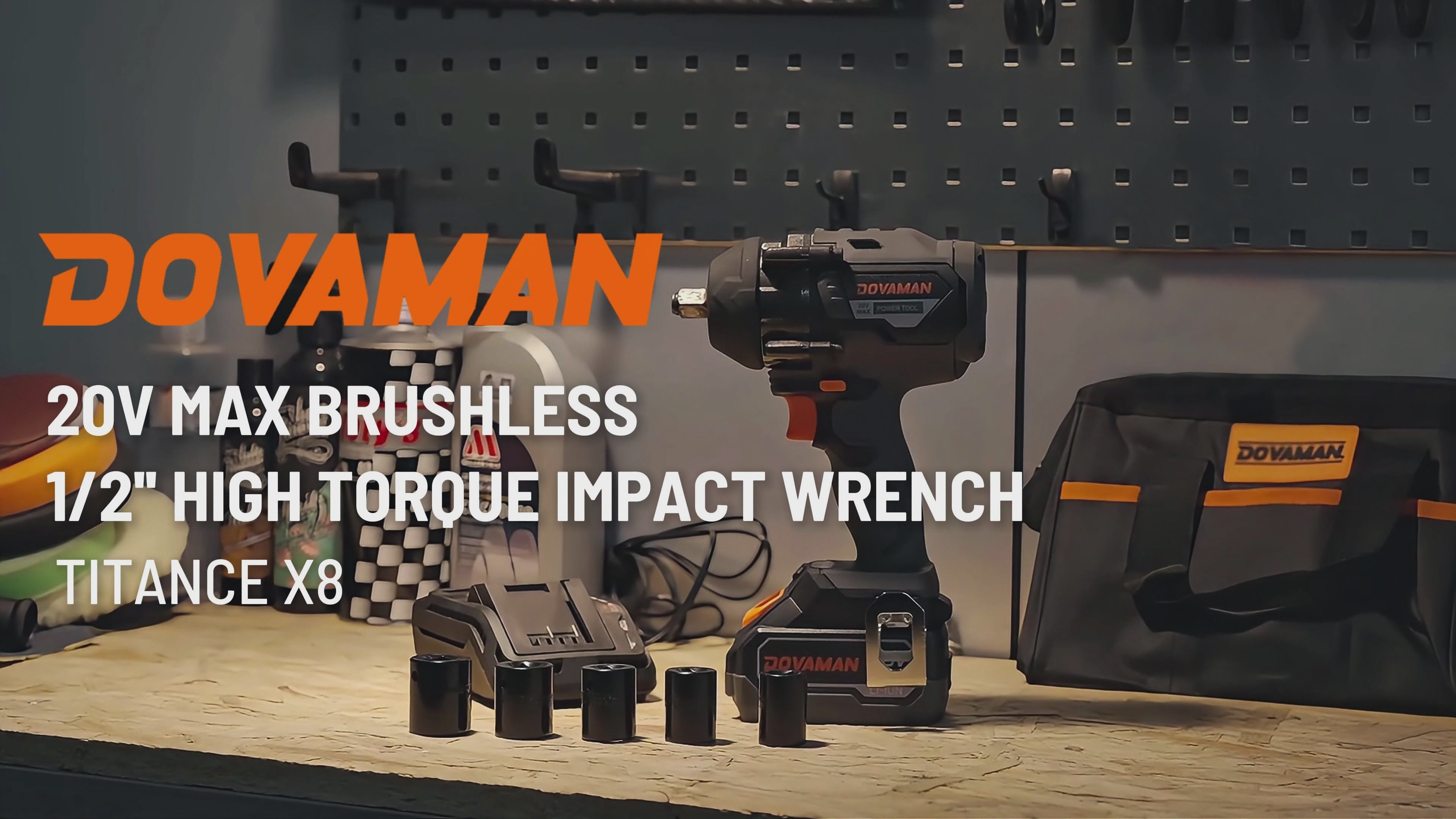 20V Cordless Impact Wrench | DOVAMAN TITANCE X8